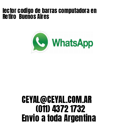 lector codigo de barras computadora en Retiro  Buenos Aires