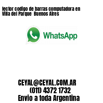 lector codigo de barras computadora en Villa del Parque  Buenos Aires