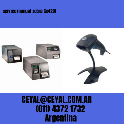 service manual zebra Gc420t