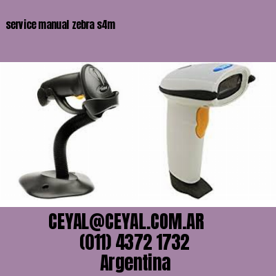 service manual zebra s4m