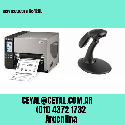 service zebra Gc420t