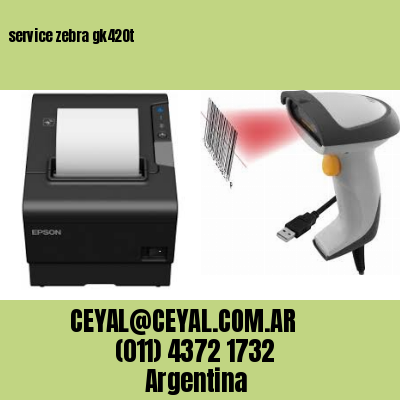 service zebra gk420t