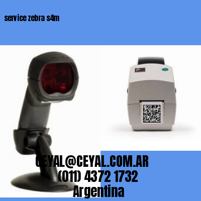 service zebra s4m