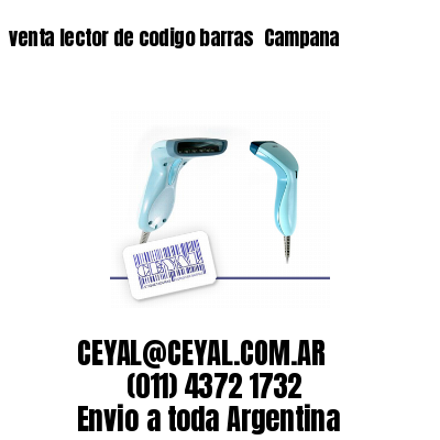 venta lector de codigo barras 	Campana