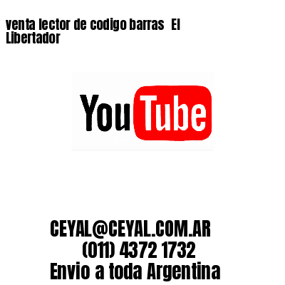 venta lector de codigo barras 	El Libertador