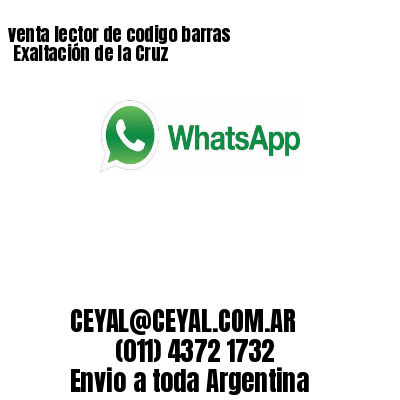 venta lector de codigo barras 	Exaltación de la Cruz