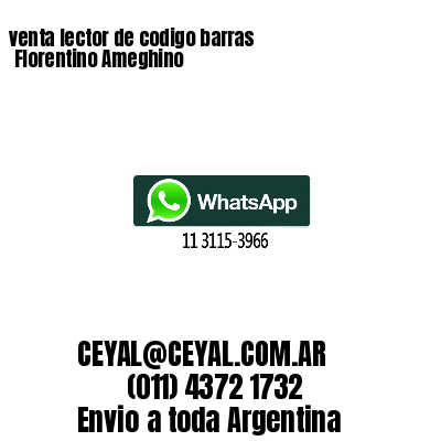 venta lector de codigo barras 	Florentino Ameghino