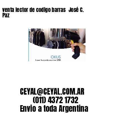 venta lector de codigo barras 	José C. Paz