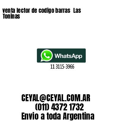 venta lector de codigo barras 	Las Toninas