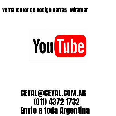 venta lector de codigo barras 	Miramar