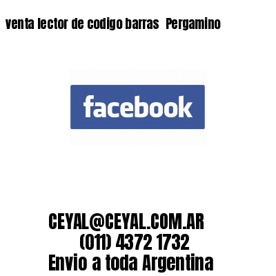 venta lector de codigo barras 	Pergamino