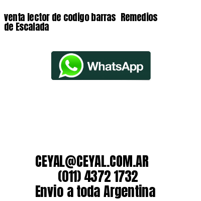 venta lector de codigo barras 	Remedios de Escalada
