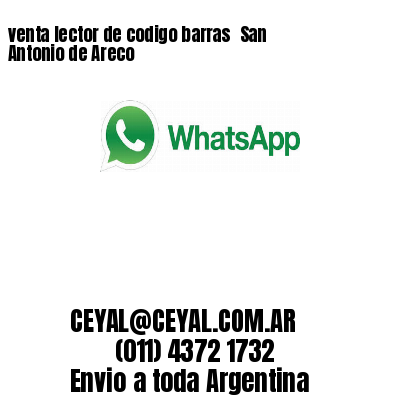 venta lector de codigo barras 	San Antonio de Areco