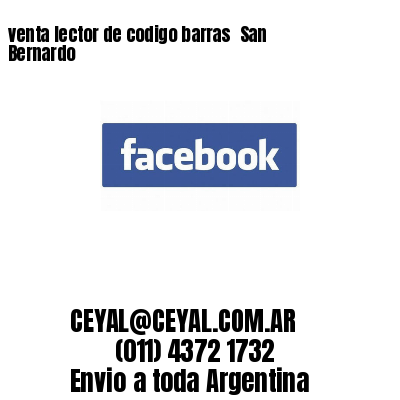 venta lector de codigo barras 	San Bernardo