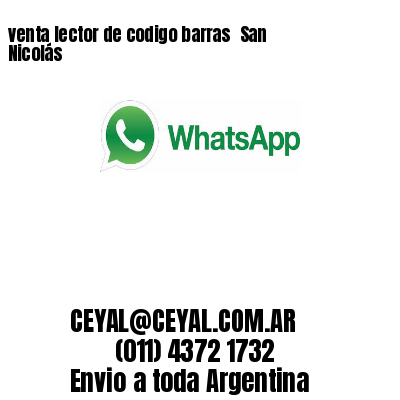 venta lector de codigo barras 	San Nicolás