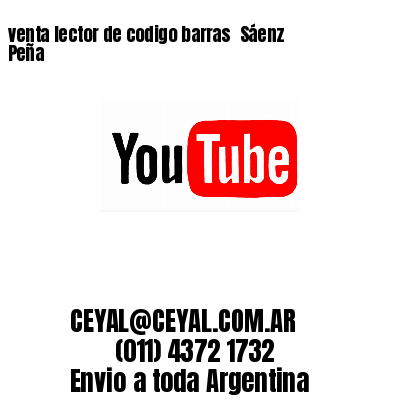 venta lector de codigo barras 	Sáenz Peña