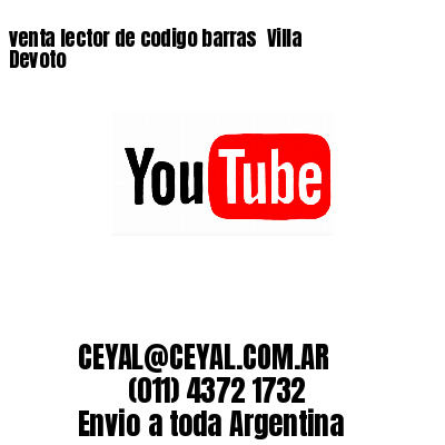 venta lector de codigo barras 	Villa Devoto