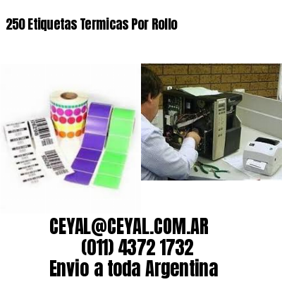 250 Etiquetas Termicas Por Rollo