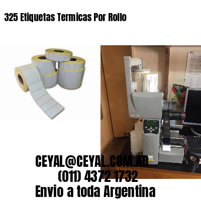 325 Etiquetas Termicas Por Rollo