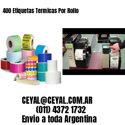 400 Etiquetas Termicas Por Rollo