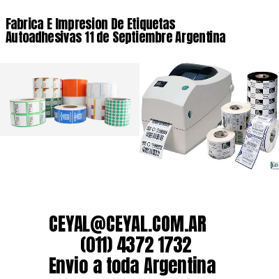 Fabrica E Impresion De Etiquetas Autoadhesivas 11 de Septiembre Argentina