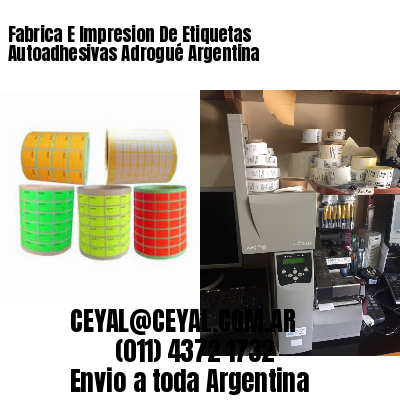 Fabrica E Impresion De Etiquetas Autoadhesivas Adrogué Argentina