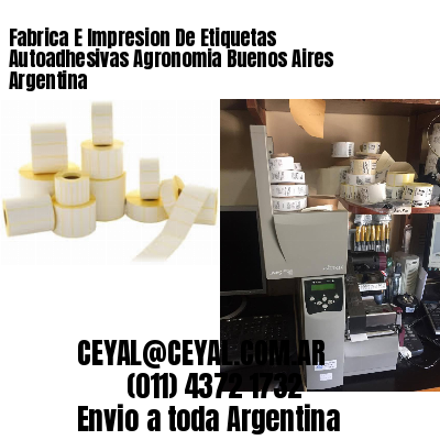 Fabrica E Impresion De Etiquetas Autoadhesivas Agronomia Buenos Aires Argentina