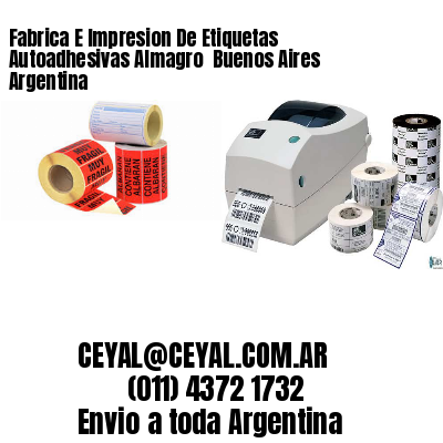 Fabrica E Impresion De Etiquetas Autoadhesivas Almagro  Buenos Aires Argentina