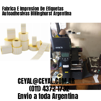 Fabrica E Impresion De Etiquetas Autoadhesivas Billinghurst Argentina