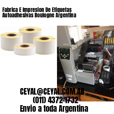 Fabrica E Impresion De Etiquetas Autoadhesivas Boulogne Argentina