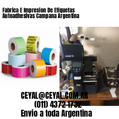 Fabrica E Impresion De Etiquetas Autoadhesivas Campana Argentina