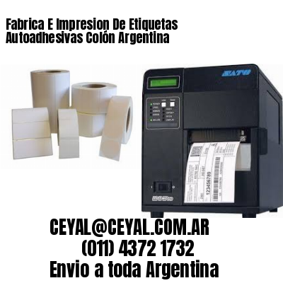 Fabrica E Impresion De Etiquetas Autoadhesivas Colón Argentina