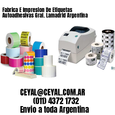 Fabrica E Impresion De Etiquetas Autoadhesivas Gral. Lamadrid Argentina