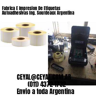 Fabrica E Impresion De Etiquetas Autoadhesivas Ing. Sourdeaux Argentina