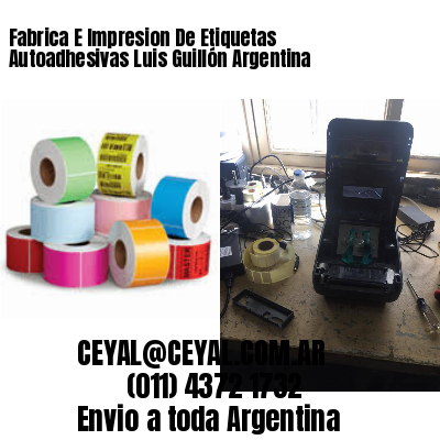Fabrica E Impresion De Etiquetas Autoadhesivas Luis Guillón Argentina