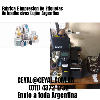 Fabrica E Impresion De Etiquetas Autoadhesivas Luján Argentina