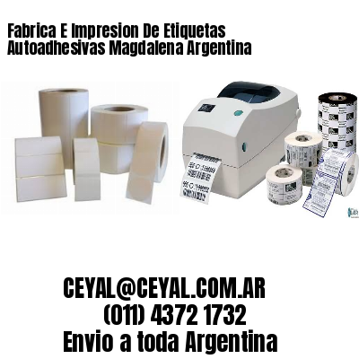 Fabrica E Impresion De Etiquetas Autoadhesivas Magdalena Argentina