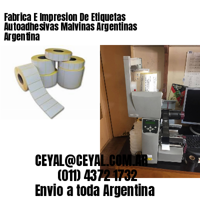 Fabrica E Impresion De Etiquetas Autoadhesivas Malvinas Argentinas Argentina