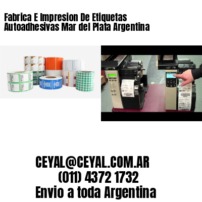 Fabrica E Impresion De Etiquetas Autoadhesivas Mar del Plata Argentina