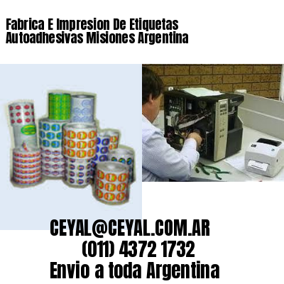 Fabrica E Impresion De Etiquetas Autoadhesivas Misiones Argentina