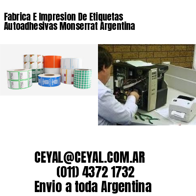Fabrica E Impresion De Etiquetas Autoadhesivas Monserrat Argentina
