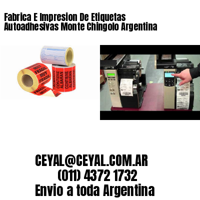 Fabrica E Impresion De Etiquetas Autoadhesivas Monte Chingolo Argentina