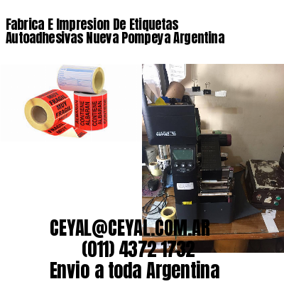 Fabrica E Impresion De Etiquetas Autoadhesivas Nueva Pompeya Argentina
