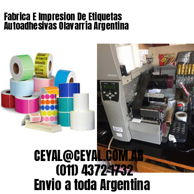 Fabrica E Impresion De Etiquetas Autoadhesivas Olavarría Argentina