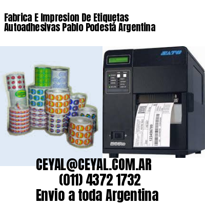 Fabrica E Impresion De Etiquetas Autoadhesivas Pablo Podestá Argentina