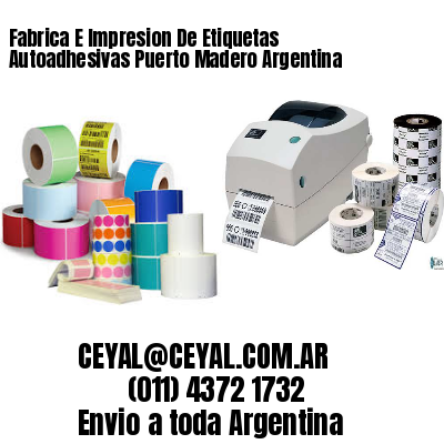 Fabrica E Impresion De Etiquetas Autoadhesivas Puerto Madero Argentina