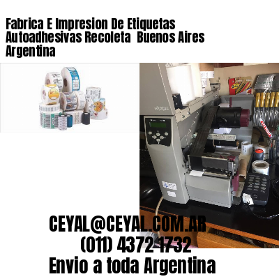 Fabrica E Impresion De Etiquetas Autoadhesivas Recoleta  Buenos Aires Argentina