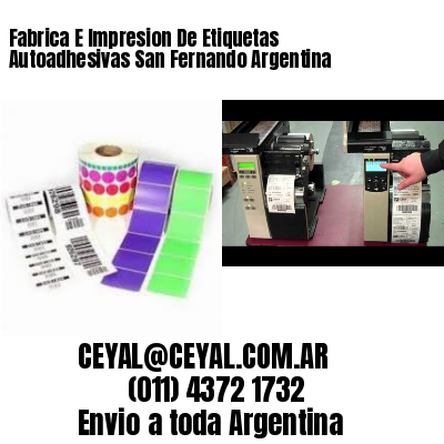 Fabrica E Impresion De Etiquetas Autoadhesivas San Fernando Argentina