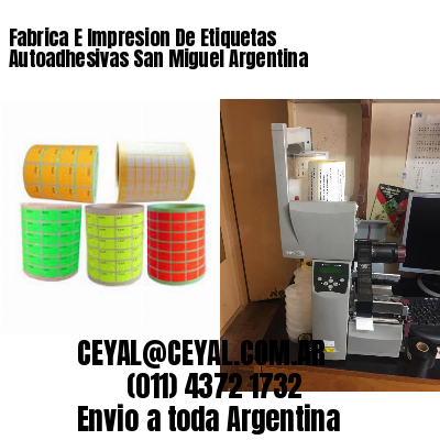 Fabrica E Impresion De Etiquetas Autoadhesivas San Miguel Argentina