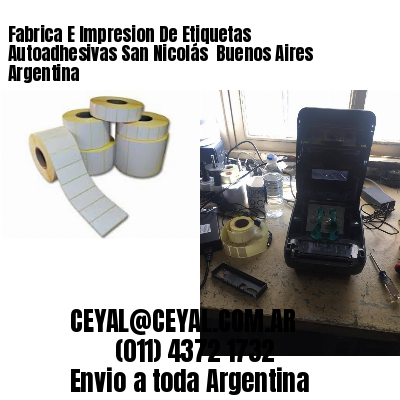 Fabrica E Impresion De Etiquetas Autoadhesivas San Nicolás  Buenos Aires Argentina